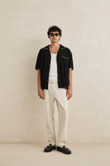 LINEN JAM PANT - BONE