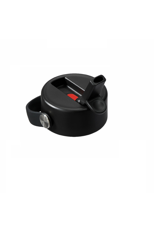 WIDE MOUTH FLEX STRAW CAP BLACK