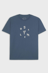 VINTAGE OSKLEN TAPE SS T-SHIRT - BLUE