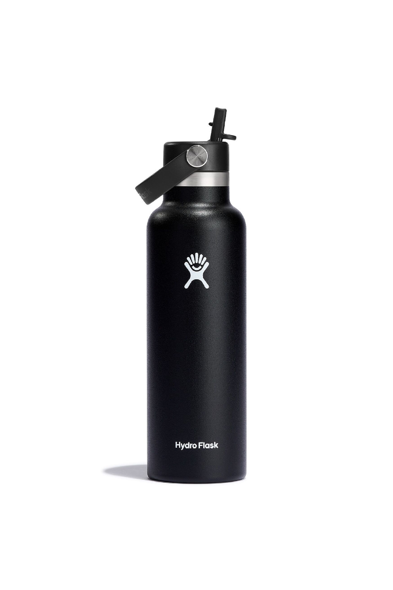 21 OZ STANDARD FLEZ STRAW CAP BLACK