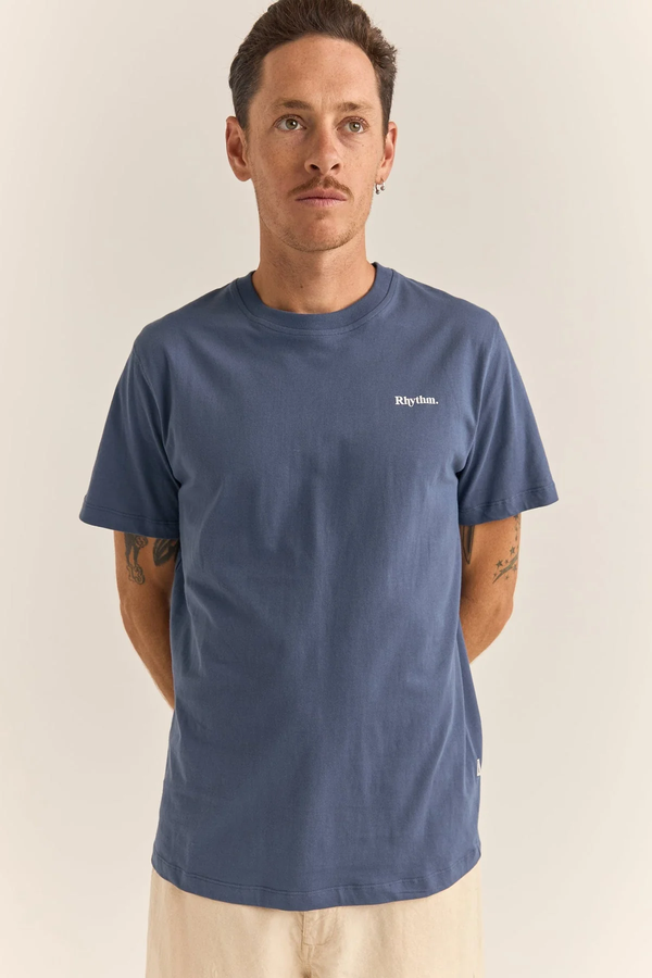 BRAND TEE - NAVY