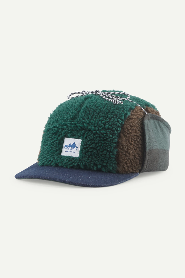 RANGE EARFLAP CAP - CASCADE GREEN
