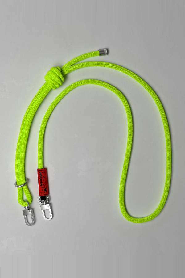 TOPOLOGIE WARES STRAPS 8.0MM ROPE STRAP NEON YELLOW SOLID