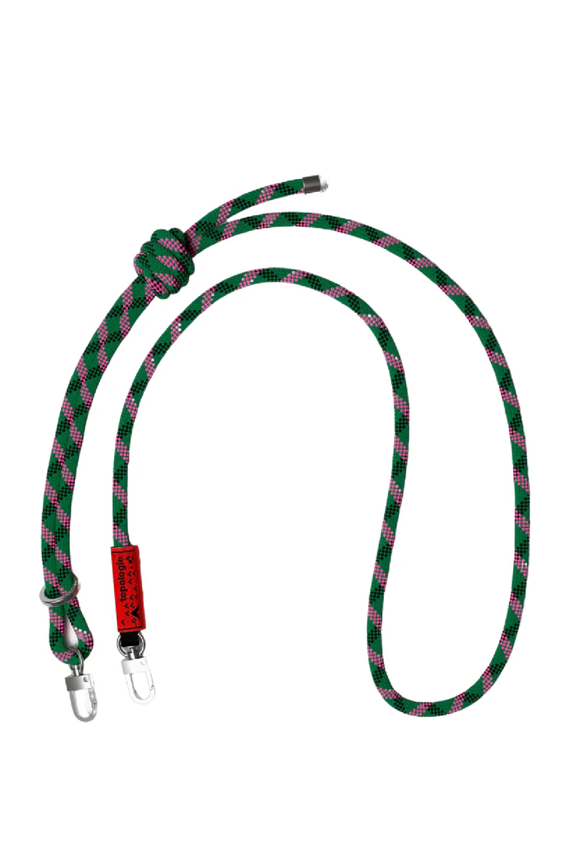 Topologie Wares Straps 8.0mm Rope Strap Emerald Pink