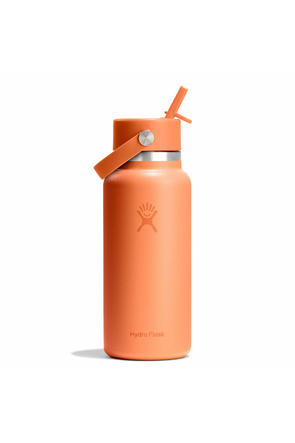32 OZ WIDE FLEX STRAW CAP NECTAR ORANGE