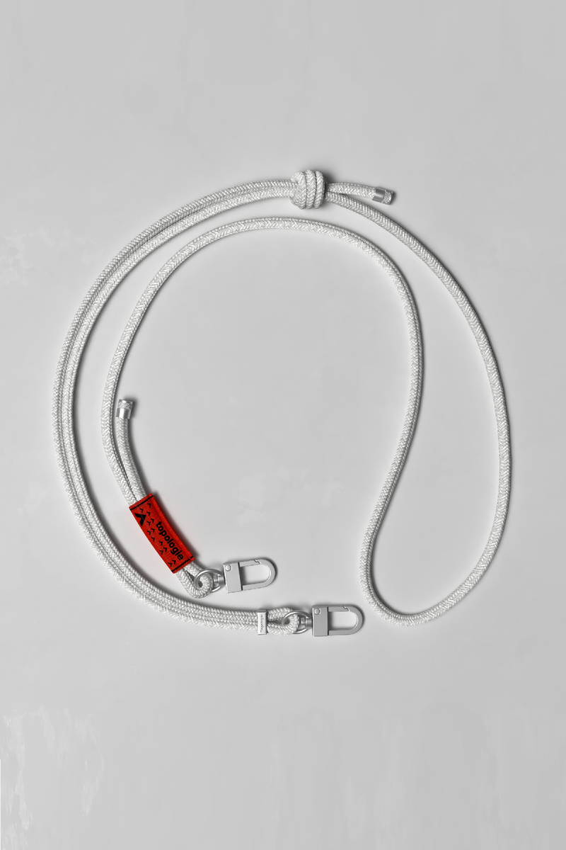 6.0MM ROPE STRAP SNOW WHITE MELANGE