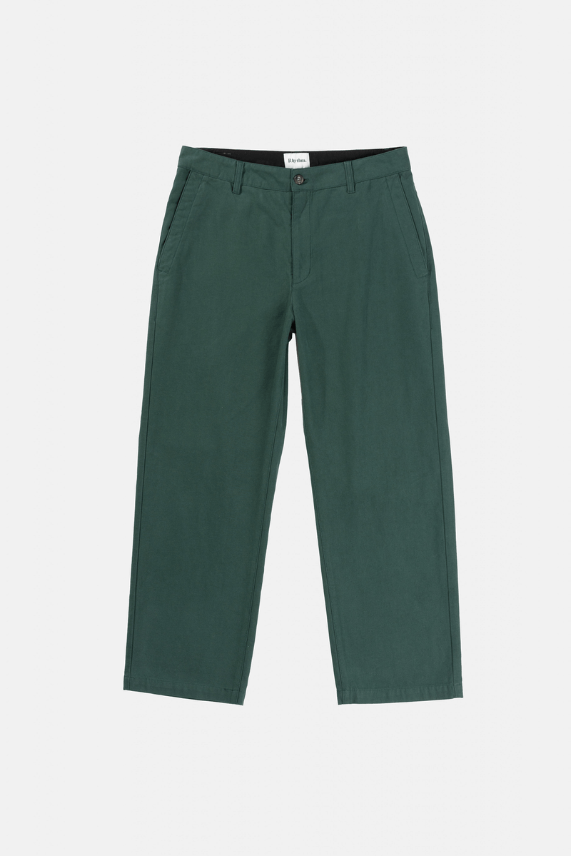 ESSENTIAL TWIL TROUSER - DARK GREEN