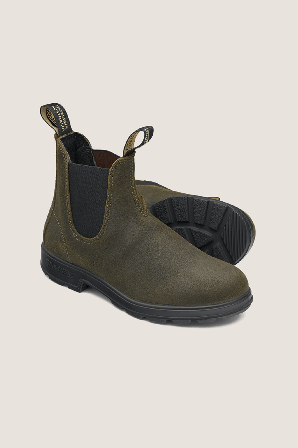 1615 DARK OLIVE WAXED SUEDE