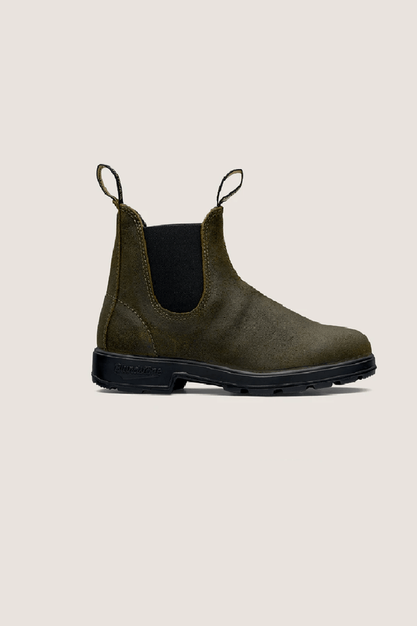 1615 DARK OLIVE WAXED SUEDE