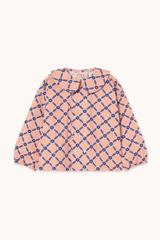 FLOWER GRID SHIRT - LIGHT CREAM