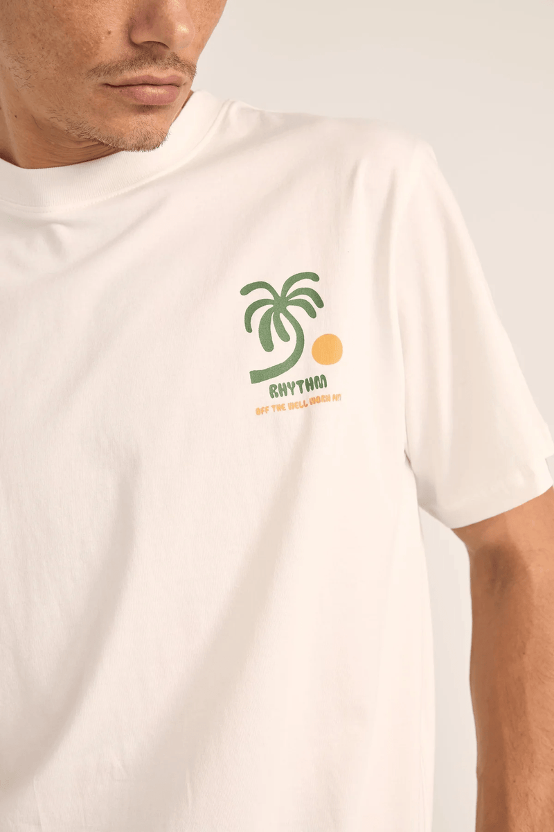 TREES SS T-SHIRT - VINTAGE WHITE