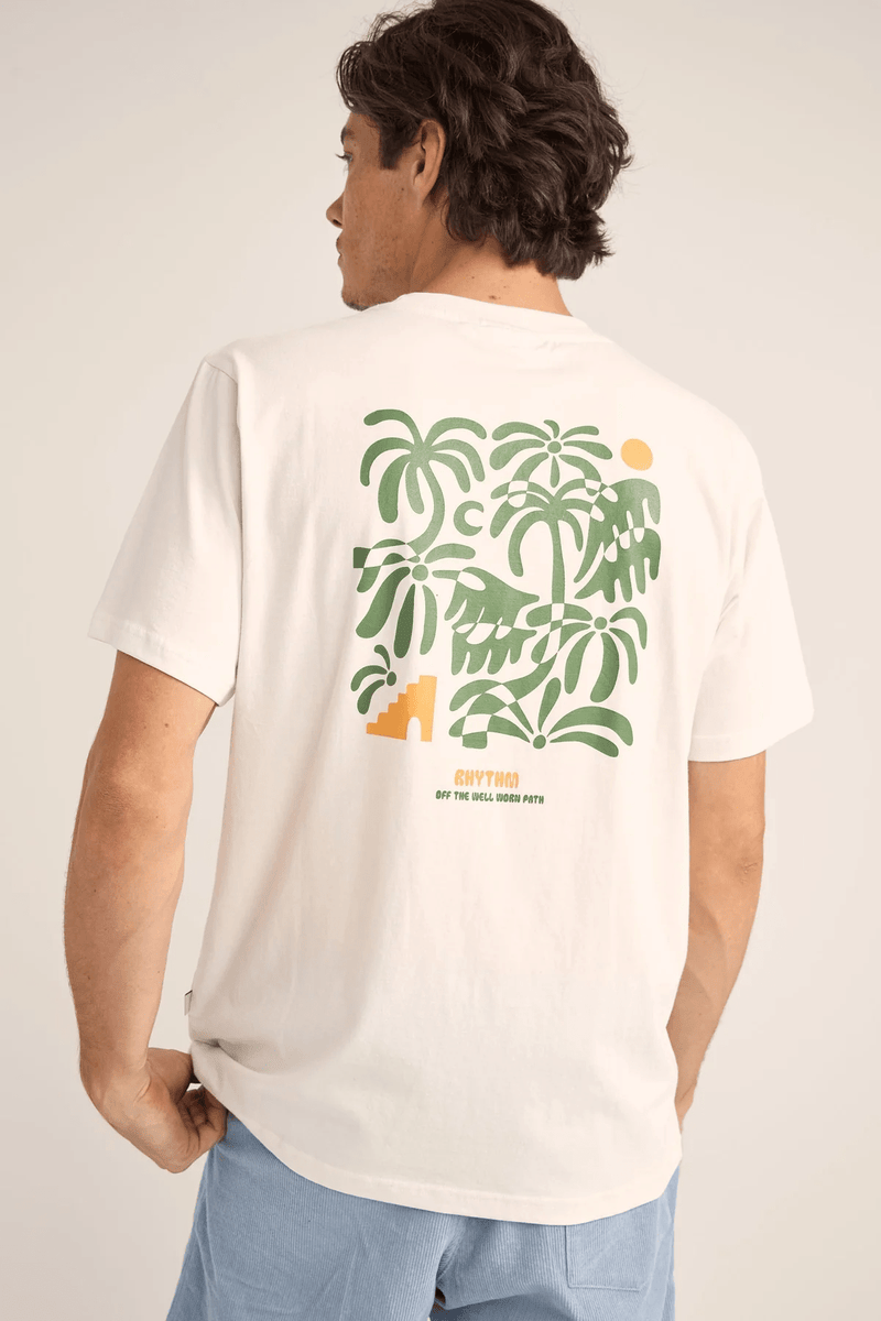 TREES SS T-SHIRT - VINTAGE WHITE