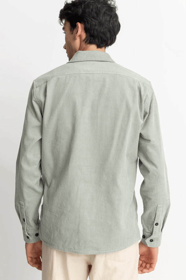 CORDUROY LS SHIRT - SEAFOAM 24FW