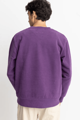 HEAVYWEIGHT FLEECE CREW - PLUM 24FW