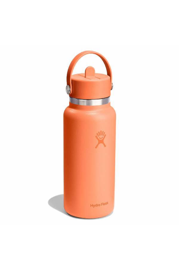 32 OZ WIDE FLEX STRAW CAP NECTAR ORANGE