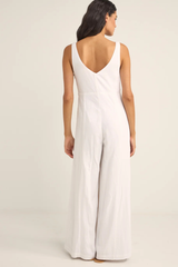 KIKI WIDE LEG JUMPSUIT - WHITE