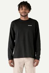 M'S L/S P-6 LOGO RESPONSABILI-TEE - BLACK