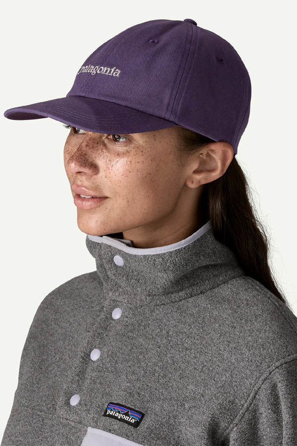 FITZ ROY ICON TRAD CAP - TEXT LOGO: PLUMMET PURPLE