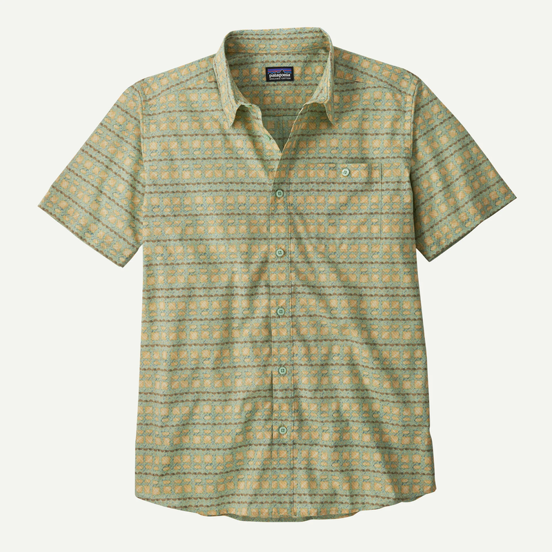 M's Go To Shirt - Piers: Rinsed Green 25