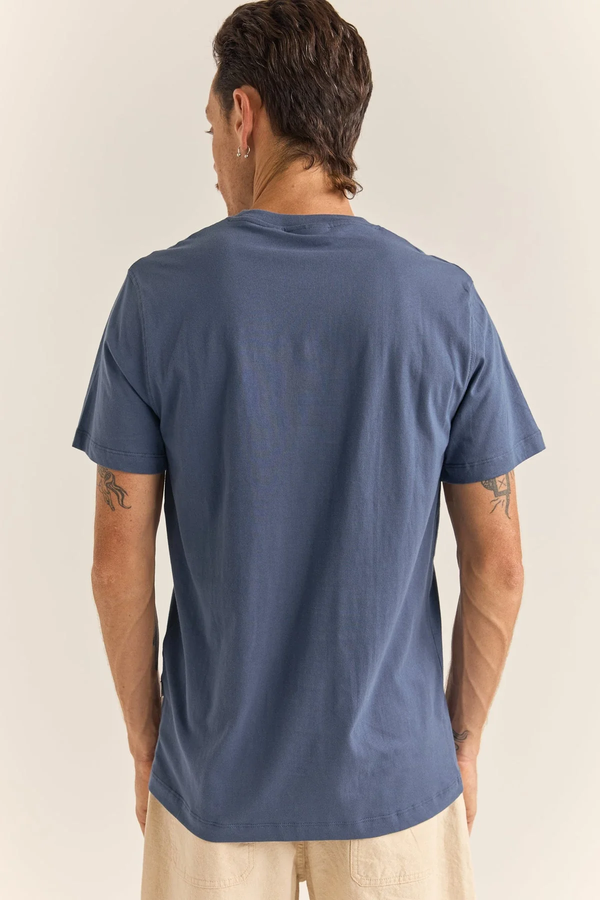 BRAND TEE - NAVY