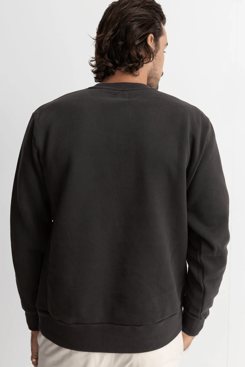 CLASSIC FLEECE CREW - VINTAGE BLACK