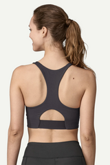 W'S MAIPO MID IMPACT BRA - BLACK