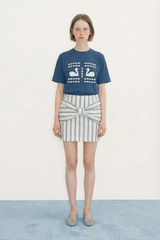 DOVES TEE - LIGHT NAVY