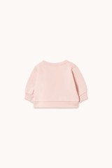 RED DOG BABY SWEATSHIRT - PASTEL PINK