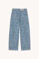 LACE BARREL DENIM - MEDIUM WASH DENIM