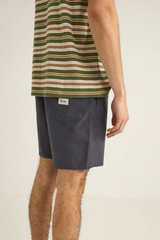 TEXTURED LINEN JAM - NAVY 25