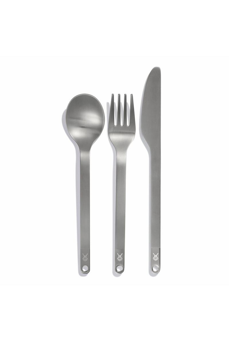 FLATWARE SET STAINLESS BLACK 25