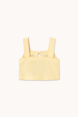 GEOMETRIC FLOWERS TOP - MELLOW YELLOW