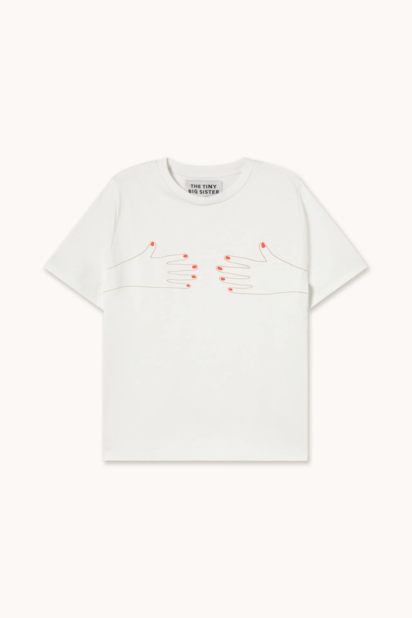 "NAILS" TEE - OFFWHITE