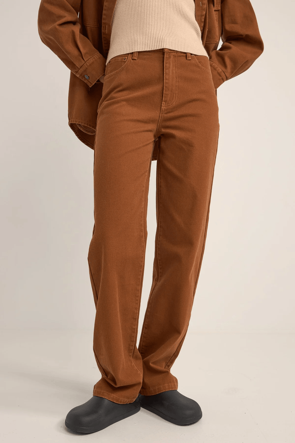 DAKOTA STRAIGHT LEG JEAN - CINNAMON