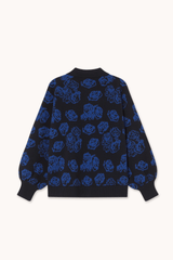 ROSES POLO SWEATER - NAVY