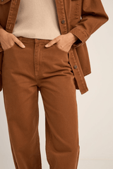 DAKOTA STRAIGHT LEG JEAN - CINNAMON