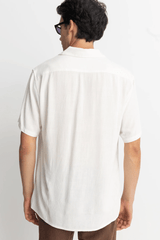 TEXTURED LINEN SS SHIRT - NATURAL 25