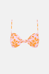 BORA BORA KNOTTED BANDEAU TOP - PINK