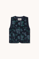 ROSES SHERPA VEST - NAVY