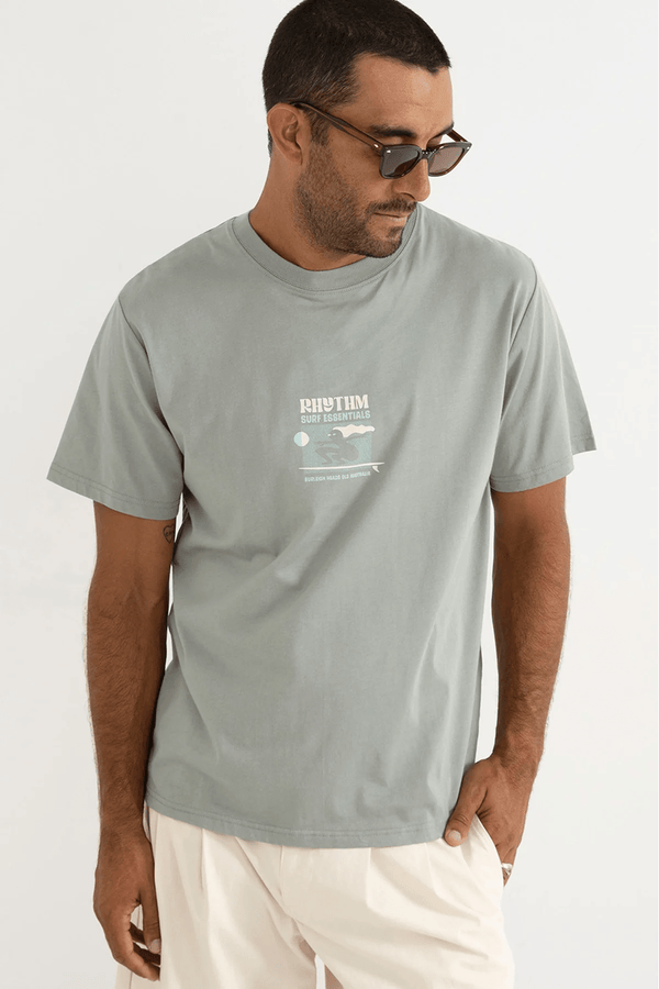 SLIDE SS T-SHIRT - SEAFOAM