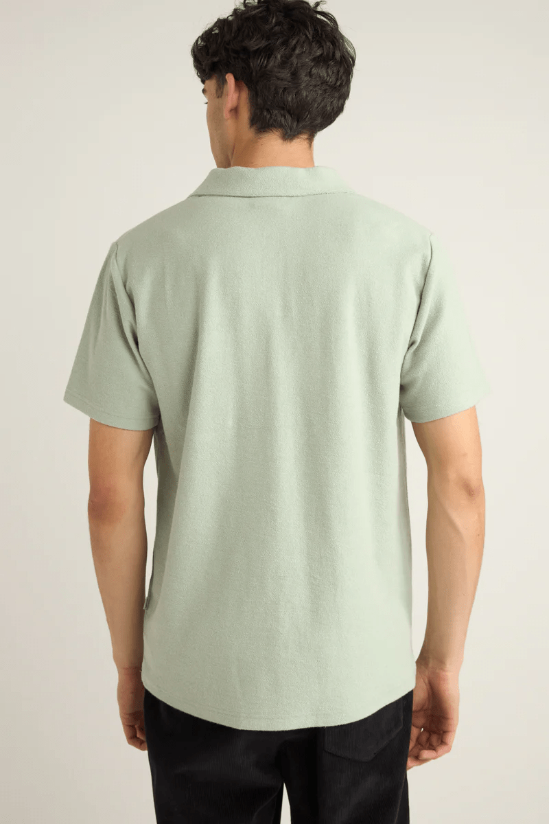 VINTAGE TERRY POLO - SEAFOAM 25