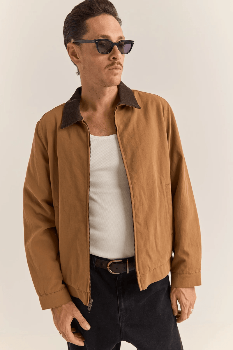 JAMES JACKET - TOBACCO