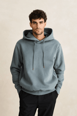 CLASSIC FLEECE HOOD - SILVER PINE