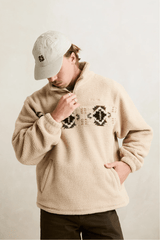 DUSTY QUARTER ZIP - NATURAL