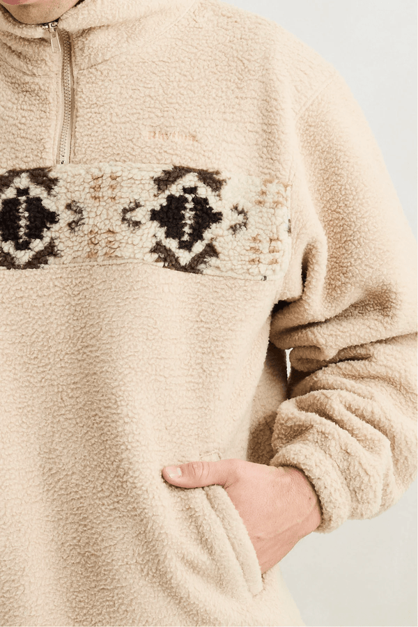 DUSTY QUARTER ZIP - NATURAL