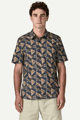 M'S GO TO SHIRT - JAGUAR GEO: DOLOMITE BLUE