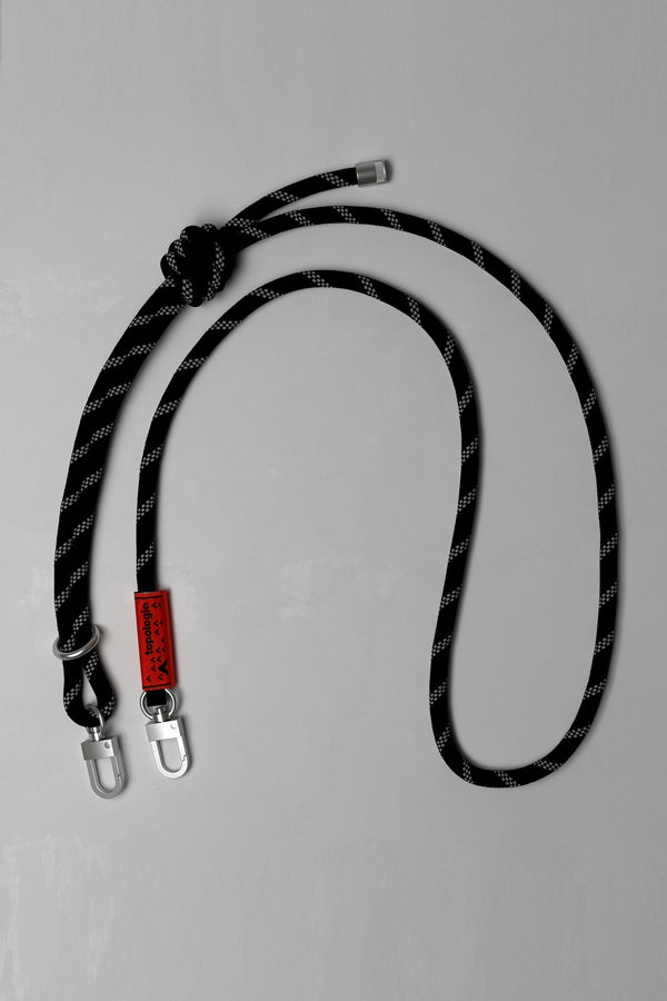 8.0MM ROPE STRAP BLACK REFLECTIVE