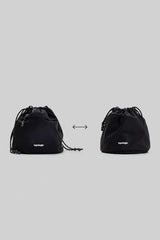 REVERSIBLE BUCKET BLACK TECH SATEEN