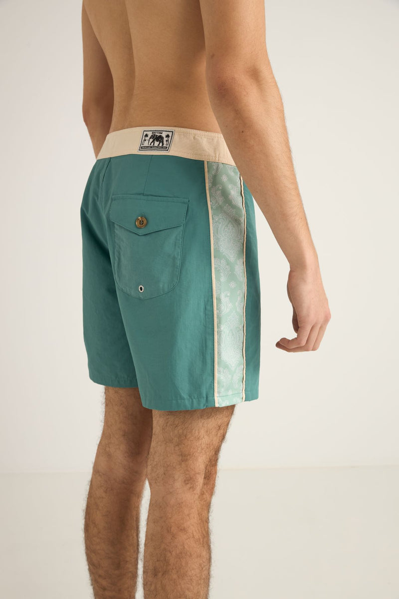 ORNATE PANEL TRUNK - TEAL