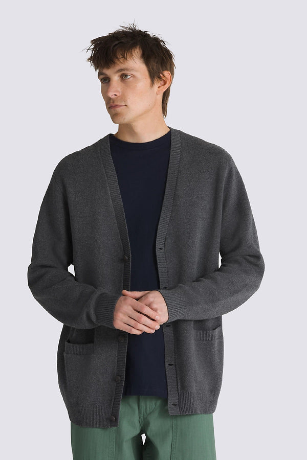 Emmett Cardigan ASPHALT HEATHER